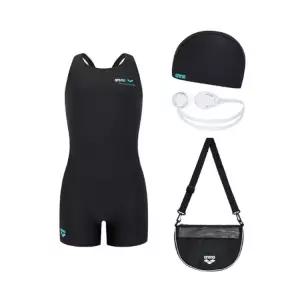 아레나 킥앤풀 여아동 3부 반신 키트 A5SG1KG04BLK