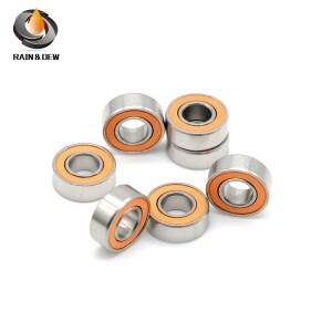 호환 1Pcs SMR105 2RS CB ABEC-7 LD 스테인레스 스틸 하이브리드 세라믹 베어링 5x10x4mm 그리스 없음  터