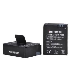 호환 Go Pro 3 gopro3 배터리 블랙 에디션 화이트 실버 HD 카메라용 AHDBT-301
