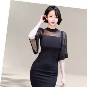 스커트 여름 하객 쉬폰 정장 치마 미니 여성 원피스
