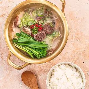 머릿고기 듬뿍 순대국 순한맛