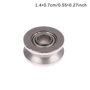 호환 V그루브 밀폐형 볼 베어링 가이드 트랙 롤러 V624 자수 기계 4x13x6mm  10 개