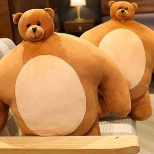어깨깡패 대형 인형 큰 46cm 곰 소두 머리작은