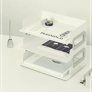 시스템 트레이 와이드 3Pack_3단 A4 오픈형 서류받이
