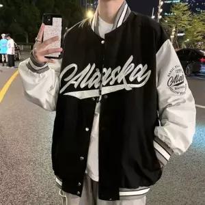 야구점퍼 자켓 봄 바시티 아우터 가을 레터링 배색