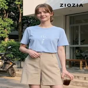 [ZIOZIA W] 여성 레터링 그래픽 반팔티 B (AFC2TR1101B)
