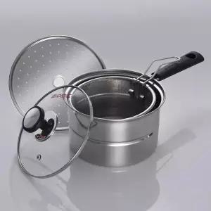 찜판 냄비 국수 채망 멀티팟 건지기 키친아트 면삶는냄비 찜냄비 찜 16cm