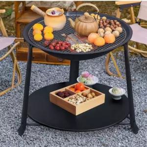 퀸스콕 바베큐 그릴 숯불 화로 세트 (55CM)