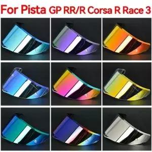 AGV PISTA GPR GPRR CORSA R RACE 3 헬멧 쉴드 Uv 보호 앞 유리 Casco 모토 액세서리 용 오토바이 바이저