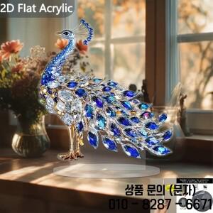 고급스러운 크리스탈 공작 장식품 침실 사무실 또는 책상 적합한 아크릴 소재로 제작되었습니다.