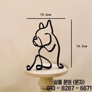개예술 조각 금속 추상 미니멀리스트 철 인형 홈 장식을위한 사무실 데스크탑 액세서리 귀여운 미니어처