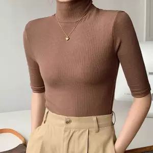 7부 F006264_골지니트 폴라티셔츠 이너티