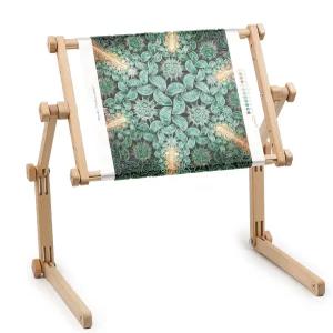 너도밤나무 태피스트리 크로스 스티치 자수 프레임 홀더 25x32cm(9.8인치 12.5인치)로 조절 가능한 있는