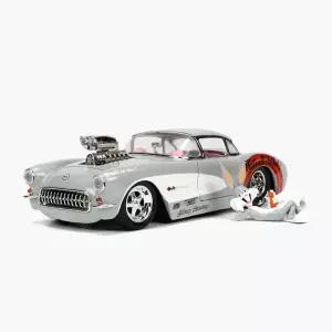 헐리웃라이드 루니툰 1957 Chevrolet Corvette Bugs Bunny(완성품) [BYV66229]