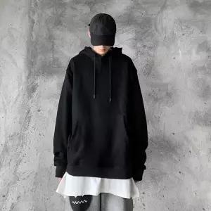 [하프클럽/]남여공용 기모후드 무지후드티 긴팔티 IS-TS10