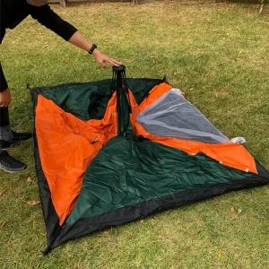 원터치 자동텐트 1~2인용 백패킹텐트 경량텐트 비박 [BZJ76987]