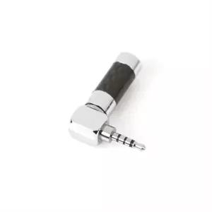 2.5mm 4극 ㄱ자 플러그 스테레오 잭플러그 이어폰 2.5mm 4극 ㄱ자 단자 오디오 커넥터 수리 헤드폰 케이블
