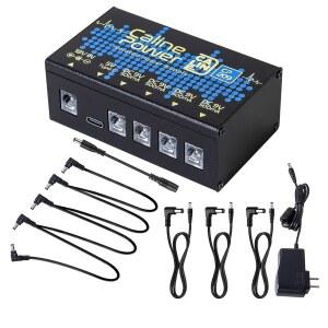 Caline 기타 페달 POWER LOGIC 공급 장치 9V 500ma 보드 타입C 콘센트가 있는 미니 트루 절연 및 4방향 데이지 체인