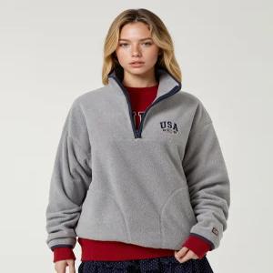 후아유 WHMAG2291U 남성 플리스 기모플리스 USA Fleece Half Zip-up 5923590