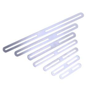 1Pcs 스테인레스 스틸 직선형 앵글 브래킷 블랙실버 두꺼운 180도 플랫 고정 커넥터 가구 홀더