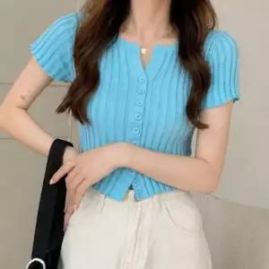 데일리 골지 세라 반팔니트