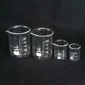 붕규산염 유리 로우 폼 비커 화학 실험실 용품  5ml