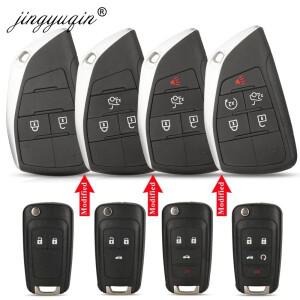 Jingyuqin Vauxhall Opel Astra J Zafira B ignia 쉐보레호환 Lova Aveo Cruze Buick 용 플립 원격 자동차
