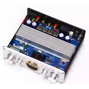 sunbuck TPA3255 디지털 300W 전력 증폭기 광섬유 동축 USB 컴퓨터 디코딩 블루투스 5.0 원격 제어 오디오