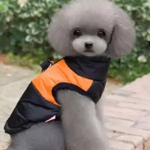 강아지패딩 하네스패딩조끼 소형견 XS S M
