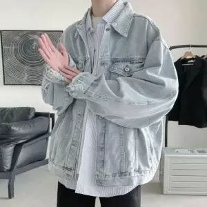 [하프클럽/]청자켓 남자 데님 재킷 연청 아우터 봄 가을