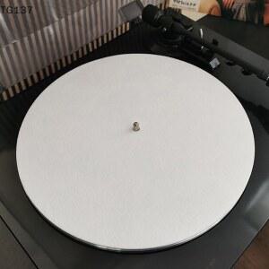 턴테이블 LP 비닐 레코드 오디오 교체용 두꺼운 펠트 슬립 매트 1개 DIY 오디오파일 플래터 매트