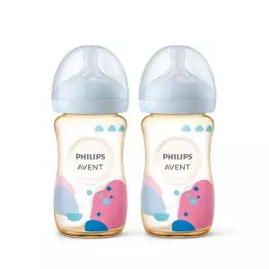 필립스 아벤트 아기편한 PPSU 젖병 260ml 2P (1m+ 젖꼭지 포함) SCY943/02