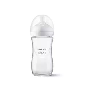 필립스 아벤트 아기편한 유리 젖병 240ml 1P (1m+ 젖꼭지 포함) SCY933/01