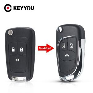 KEYYOU 1Pcs chevrolet 호환 Cruze Lova For OPEL ignia Astra Zafira Mokka Agila Corsa Meriva Signum Ti