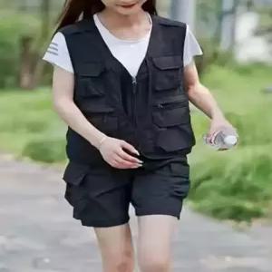 테크웨어조끼 밀리터리 전술 멀티포켓 캠핑 스트릿 힙합