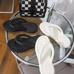 [오르토]쪼리 발편한 슬리퍼 신발 컬러 키높이 거실 여성 실내화 욕실 커플