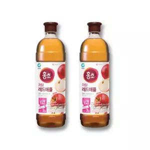 청정원 저당홍초 레드애플 1.5L 2개