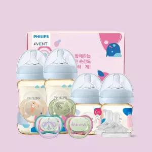 [출산세트5] 필립스 아벤트 아기편한 PPSU 젖병 4P+쪽쪽이 4P+젖꼭지 2P(SCY940/02+SCY943/02+SCF091/07+SCF376/19+SCY961/02)