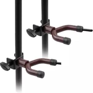 리본 홀더가 있는 스멜리호미 2팩 바이올린 행거 360 회전 비올라 후크 마이크 스탠드 또는 악보 휴대용