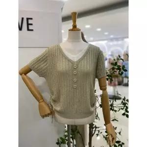 갤러리아 [레코브]브이배색셔링반팔니트 (SB41F9KN020X)