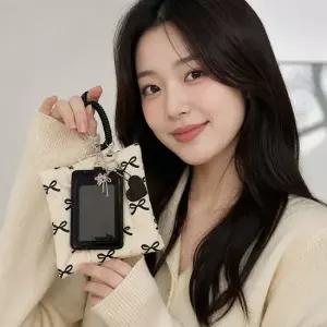사진 수납 지갑 루아 포토 카드 홀더 열쇠고리 액세서리 반지갑 여자카드지갑 포카케이스