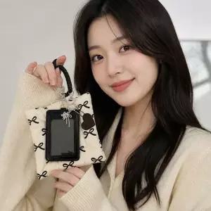 사진 수납 지갑 루아 포토 카드 홀더 열쇠고리 액세서리 반지갑 여자카드지갑 포카케이스