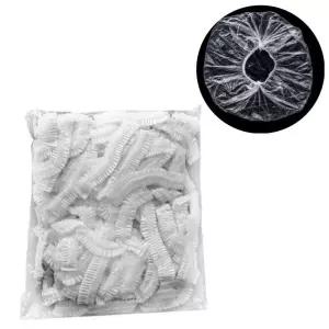 샤워 헤어캡 비닐 100P 일회용 염색