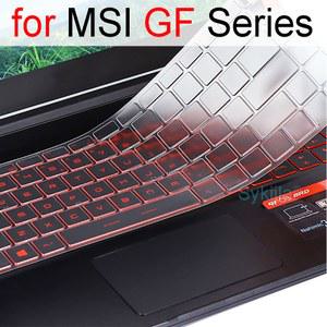 노트북 투명키 MSI GF65 Thin GF63 GF75 GF72 GF72VR GF62 GF62VR용 키보드 커버 실리콘 보호 스킨 케이스 게이밍 15