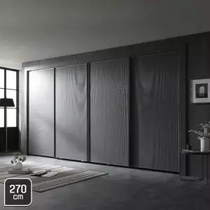 장인가구 유니크 베이직 엠보매트 슬라이딩붙박이장 270cm