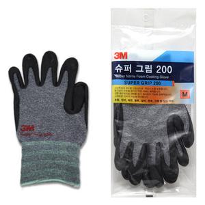 3M 슈퍼 그립 200 반 코팅장갑 목 작업 용접 안전 장갑