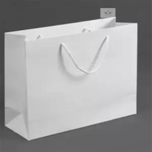 참앤코지 무지 가로형 쇼핑백 화이트 35X26CM 기프트백 선물가방