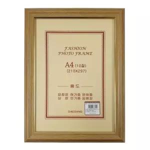 대상 수지틀 액자 A4 미색46번계단식걸이용 벽걸이액자 210x297) 1개입) 디지털액자