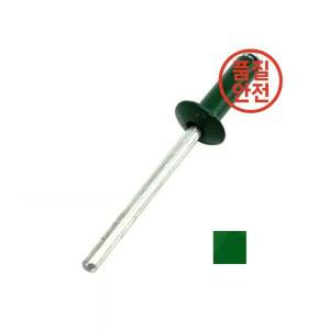 50PCS RAL6005 녹색 옻칠 블라인드 리벳 알루미늄 강철 페인트 팝 엔드 돔 DIY 홈 패스너 5/32