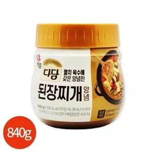 백설 다담 된장찌개 양념 840g x 2개 (35232414)